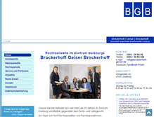 Tablet Screenshot of brockerhoff-geiser.de